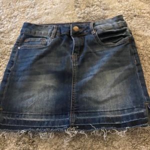 jean skirt size 3